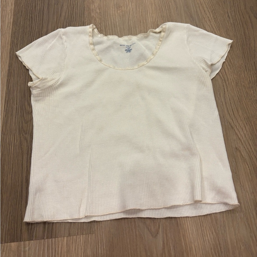 BRANDY MELVILLE WAFFLE TEE‎